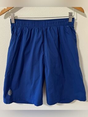 Stio 8" Lined Shorts Blue Ripstop Trail Running Outdoors Lightweight-Medium